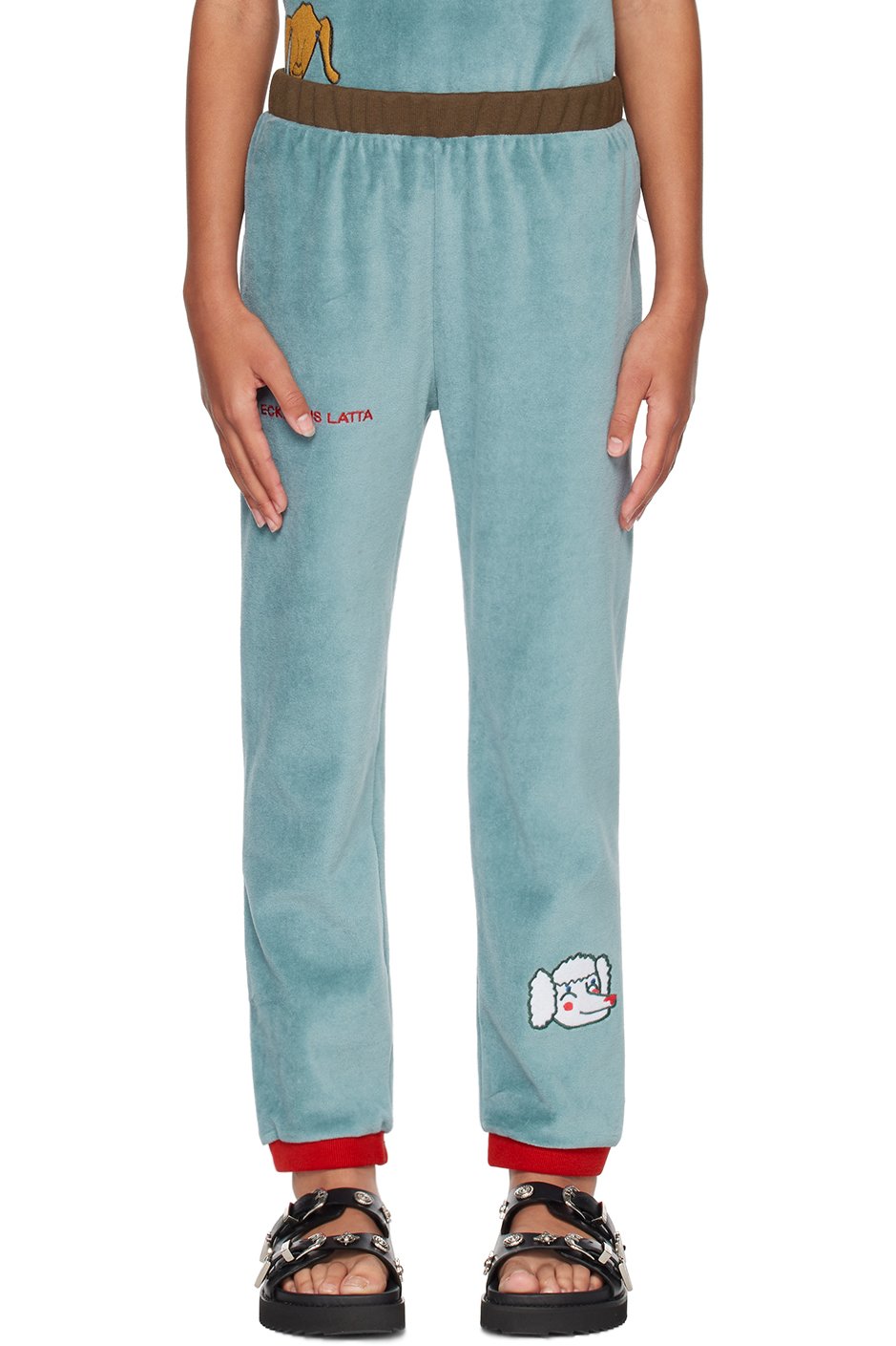 Eckhaus Latta - Enfant | Pantalon de survêtement gris exclusif à SSENSE