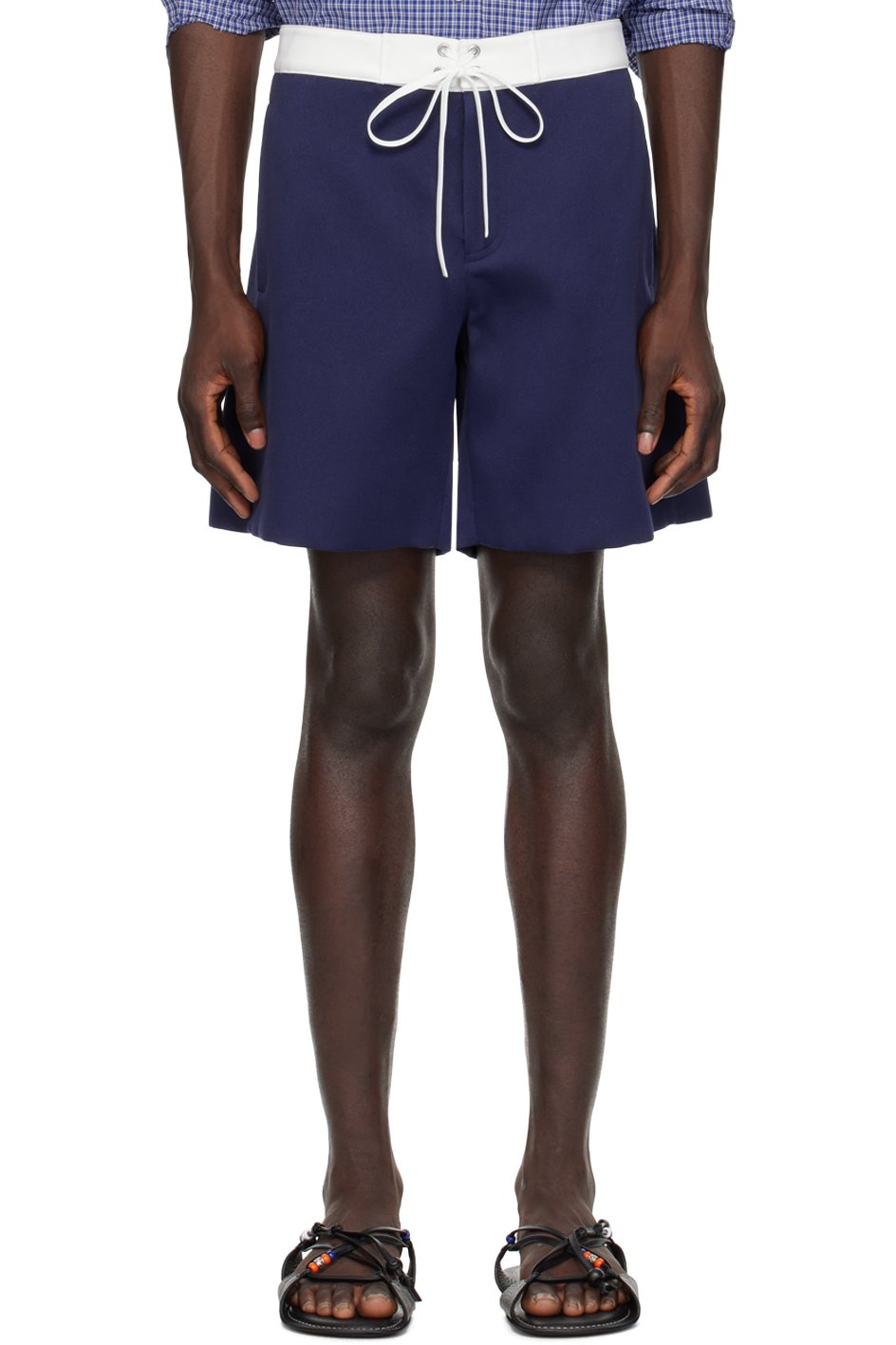 Miu Miu - Bermuda bleu marine