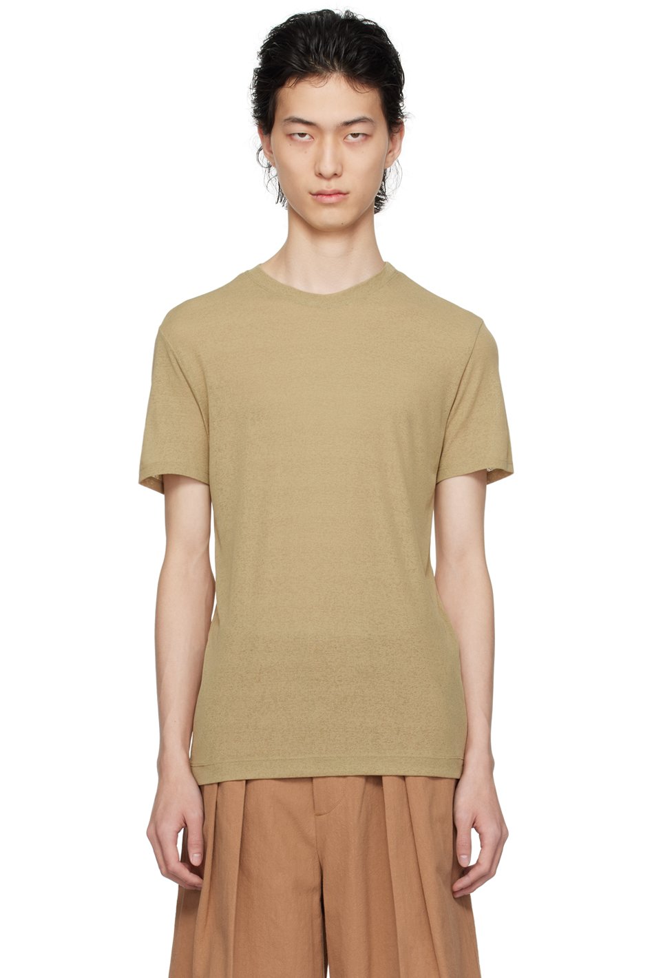 Nanushka - T-shirt Jenno kaki