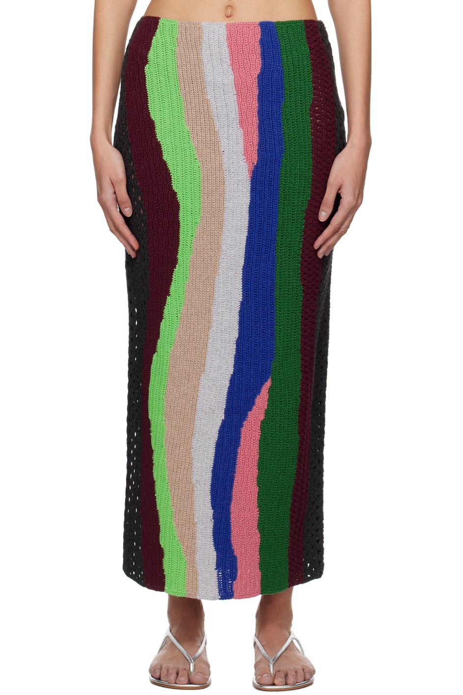Gabriela Hearst - Jupe longue Fatima multicolore