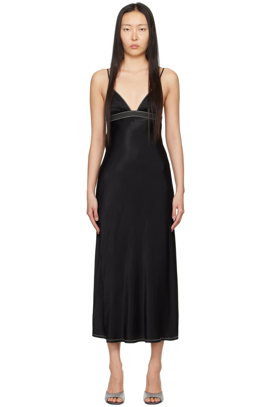 bec and bridge black slip dress Eternity Strapless Maxi in Black main image 0