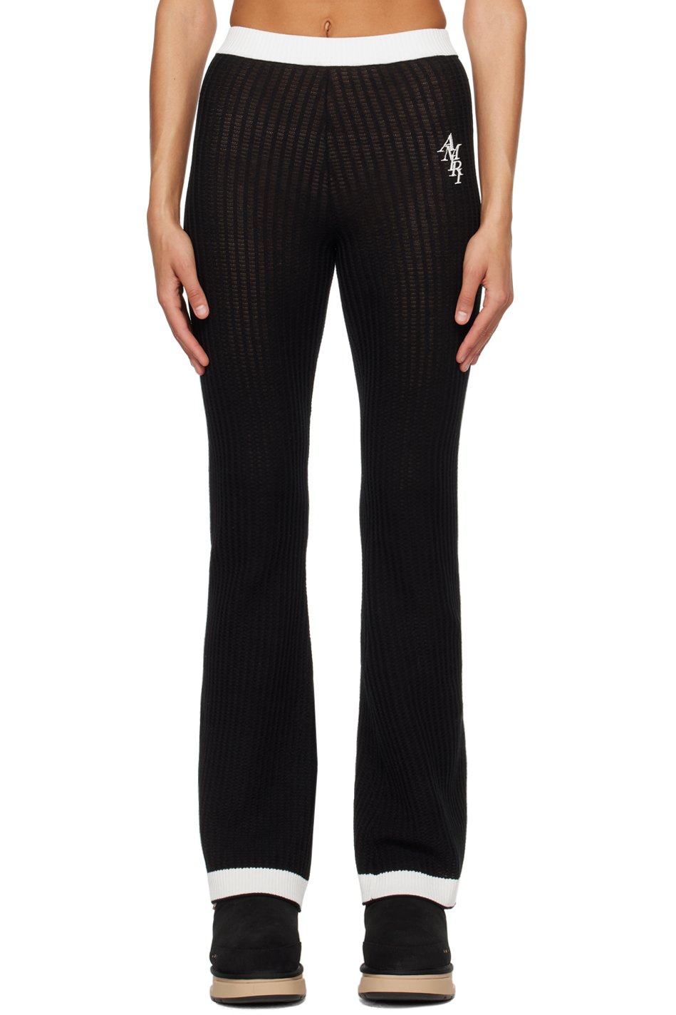 AMIRI - Pantalon de détente évasé noir