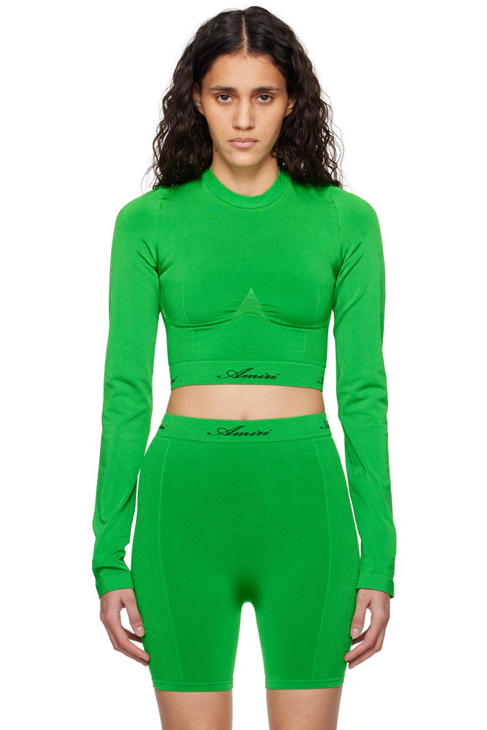 AMIRI - Green Jacquard Top