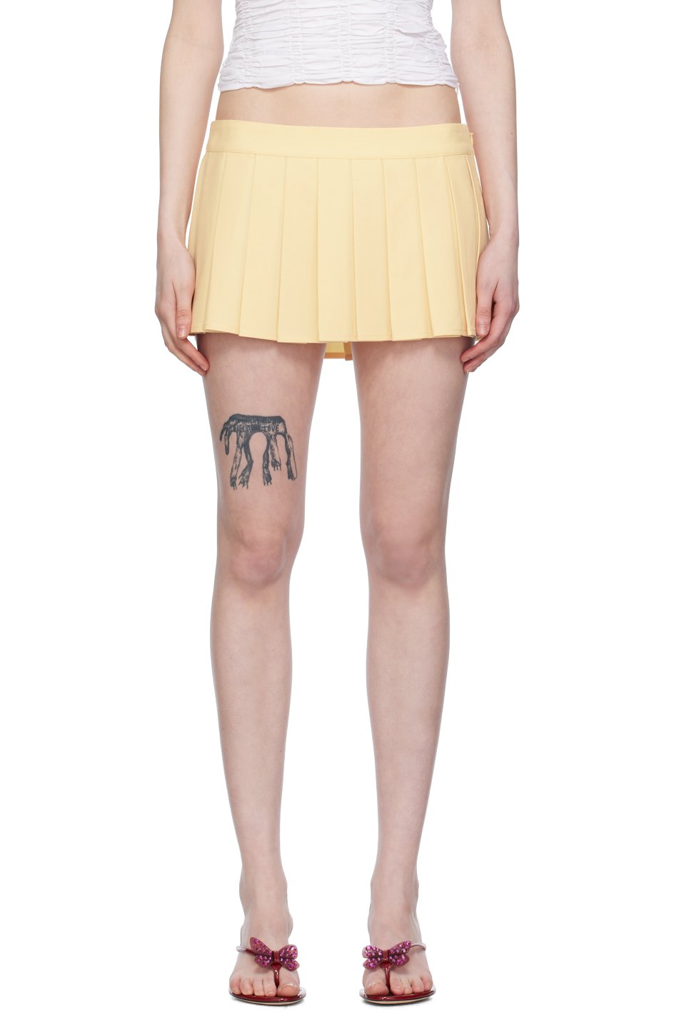 GUIZIO - Minijupe Fairfield jaune