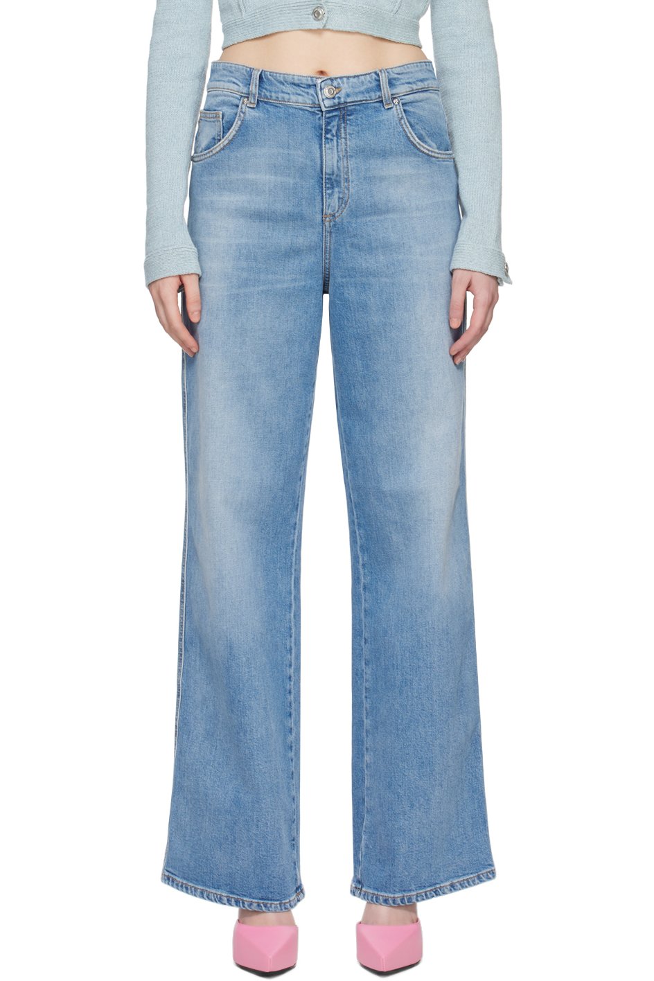 Blumarine - Jean boyfriend bleu