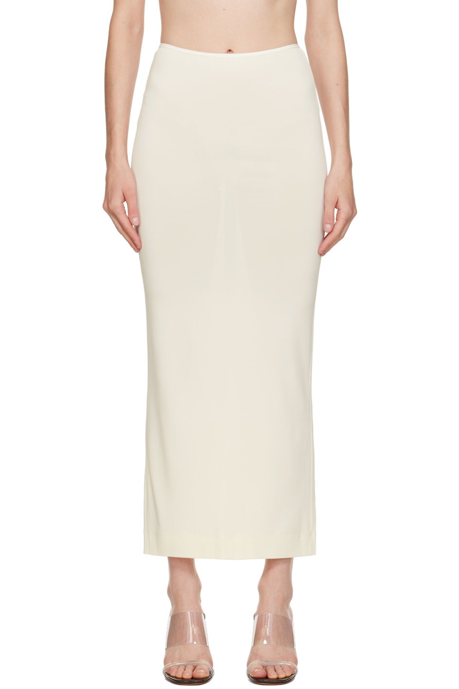 ÉTERNE - Off-White Emma Maxi Skirt
