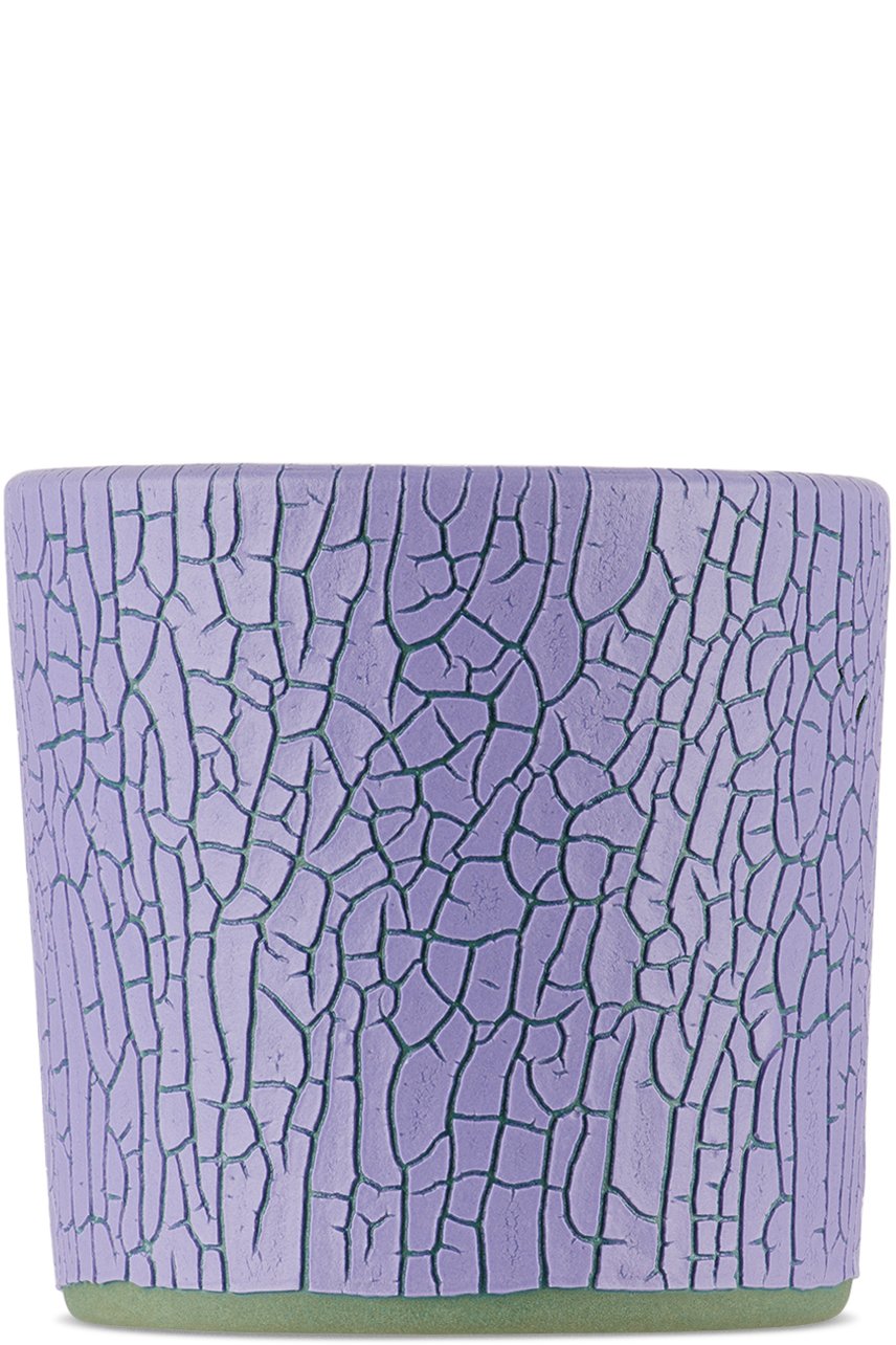 Houseplant - Bougie mauve à récipient à effet craquelé - by Seth, 368 g