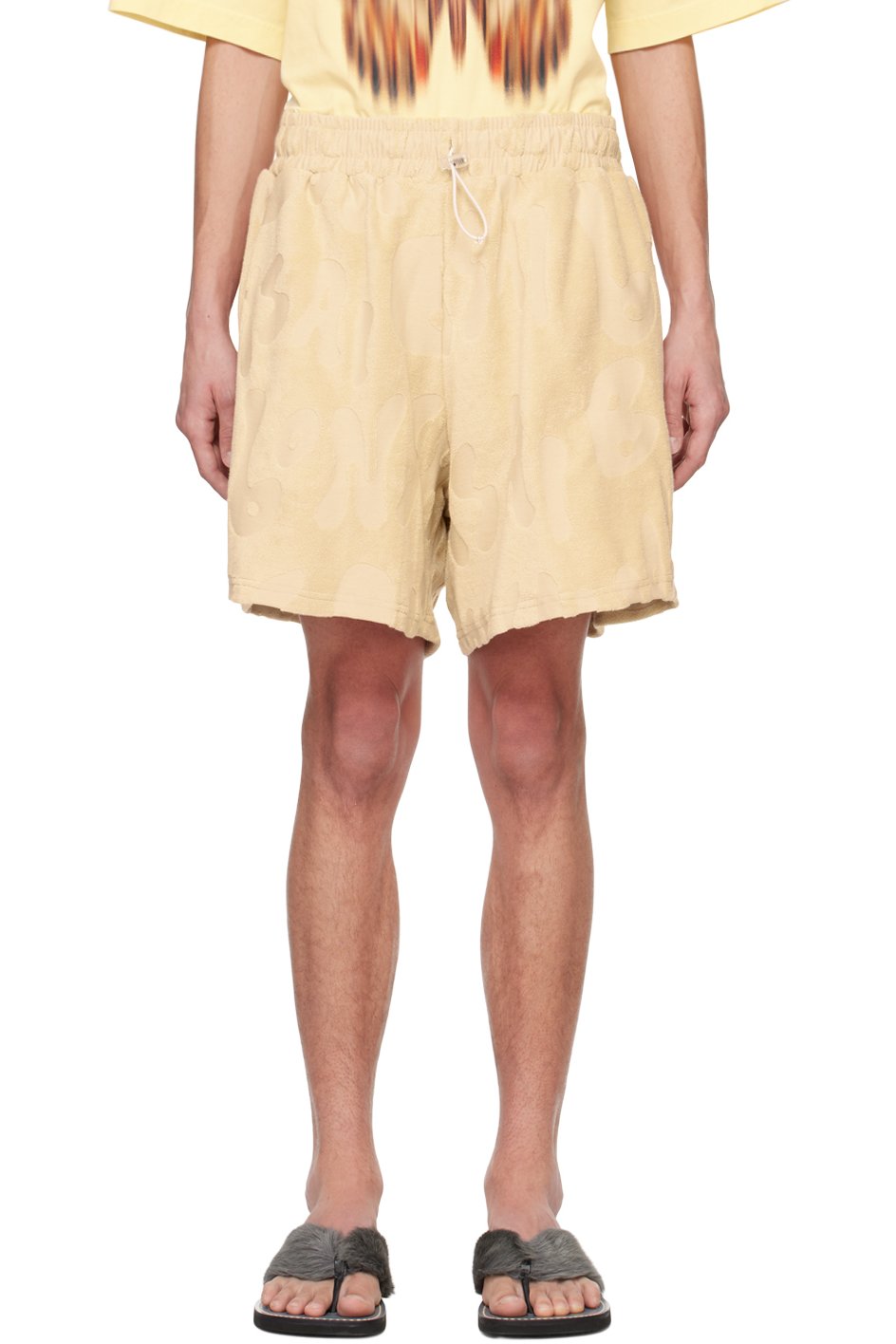 Bonsai - Beige Branding Shorts