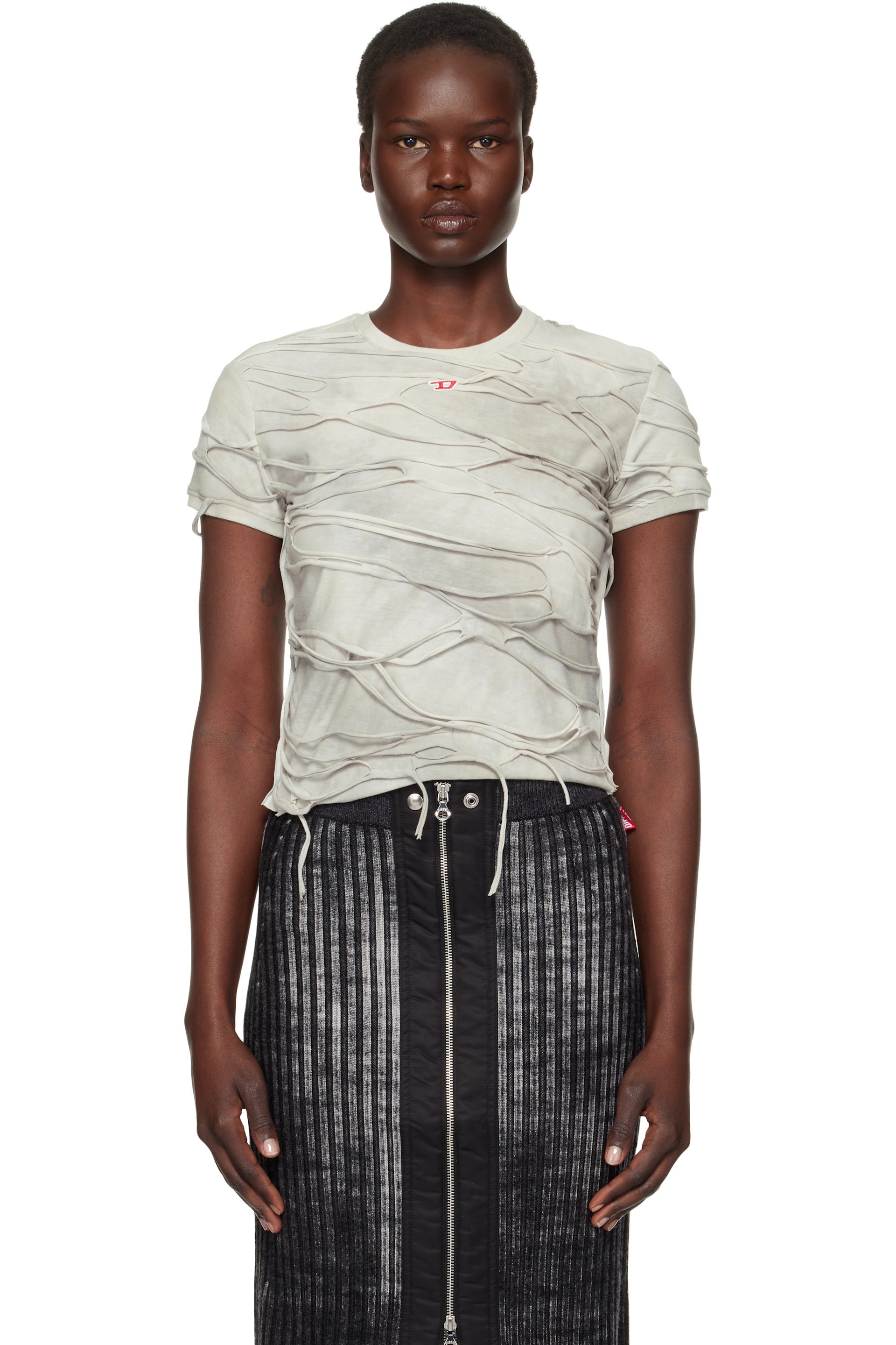 Diesel - T-shirt Uncutie P1 noir