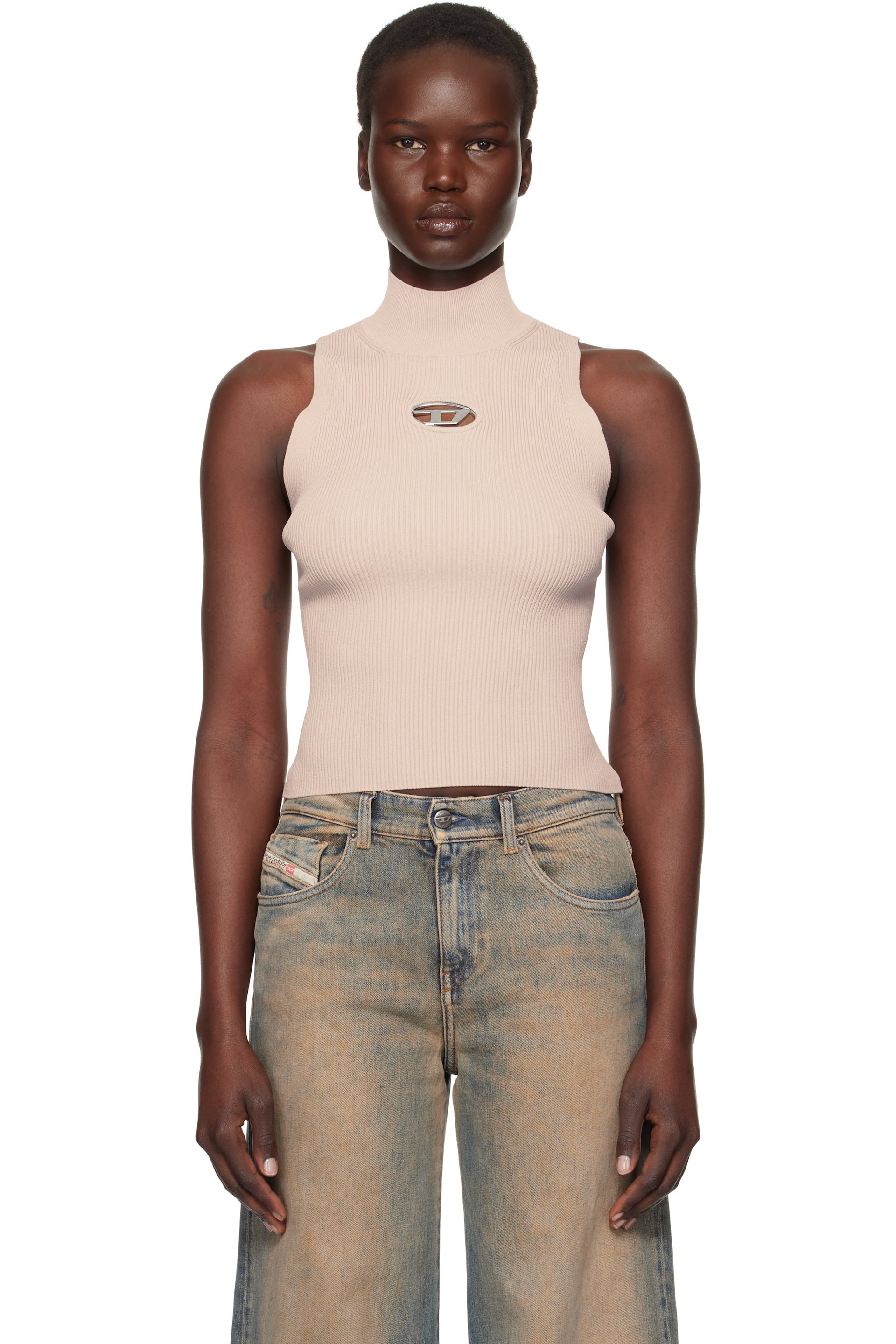 Diesel - Débardeur Onervax beige