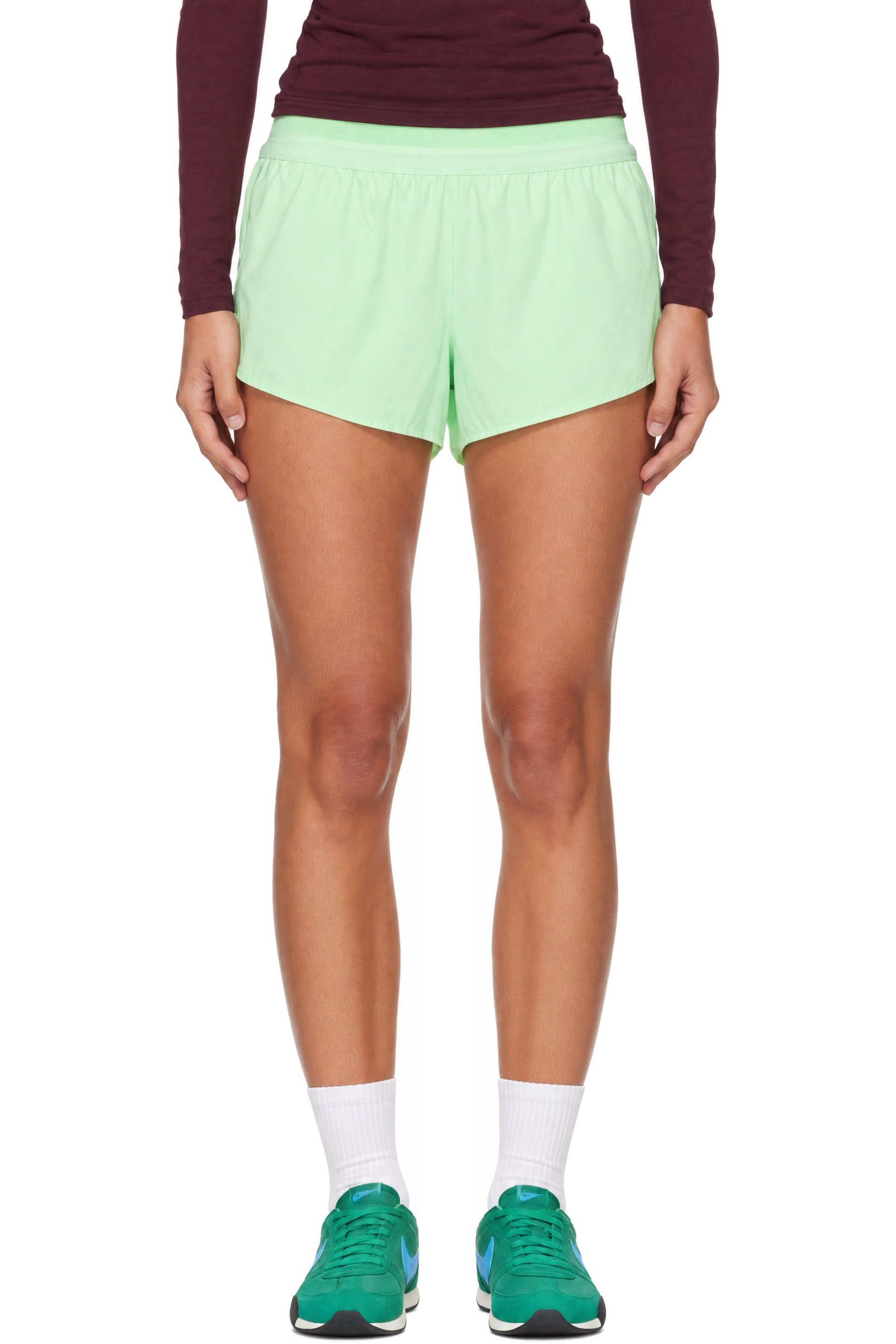 Nike - Green AeroSwift Dri-FIT ADV 3" Running Shorts