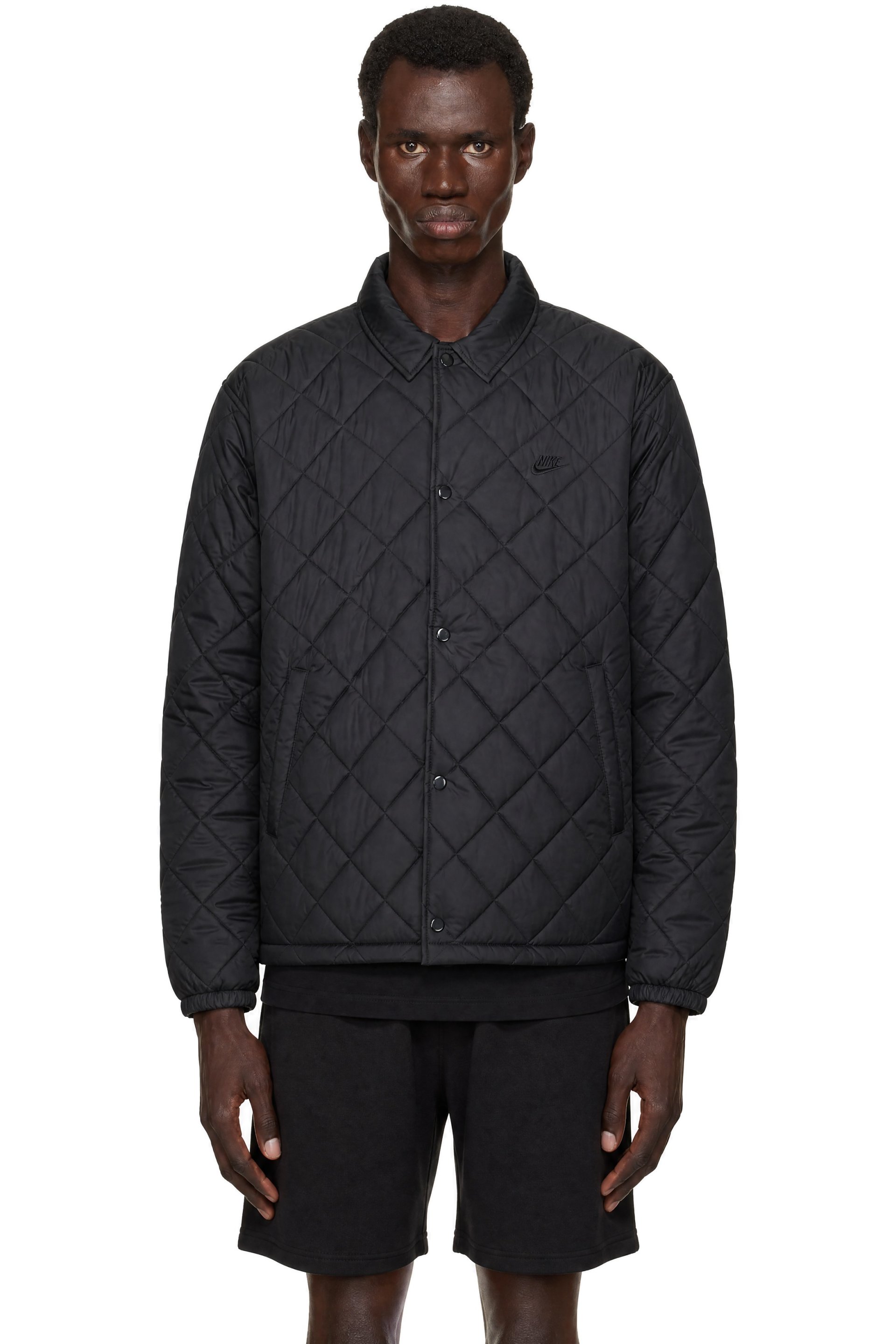 Nike - Blouson de sport noir à technologie Therma-FIT - Club