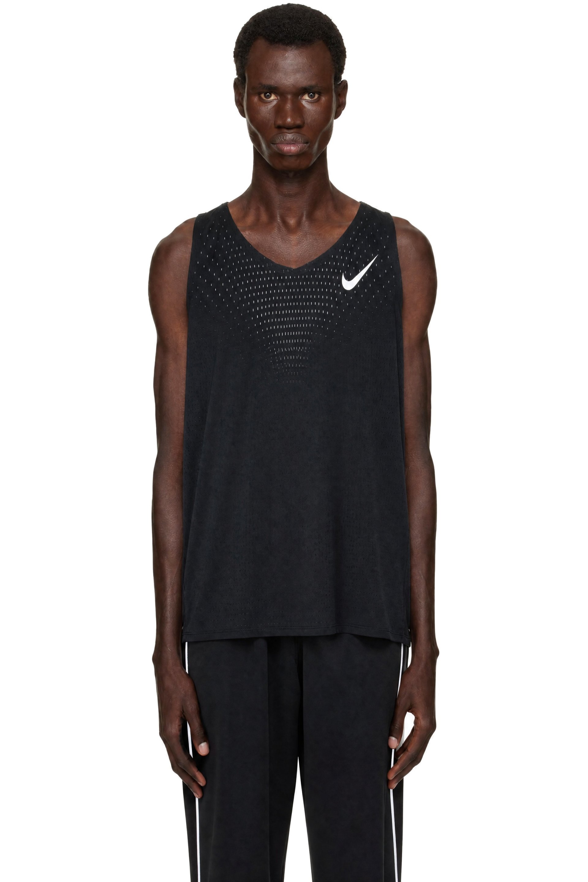 Nike - Débardeur noir à technologie AeroSwift