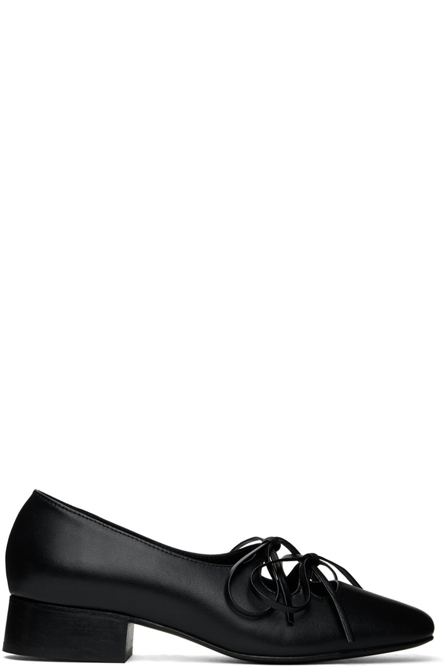 Nicole Saldaña - Black Isabel Ballerina Flats