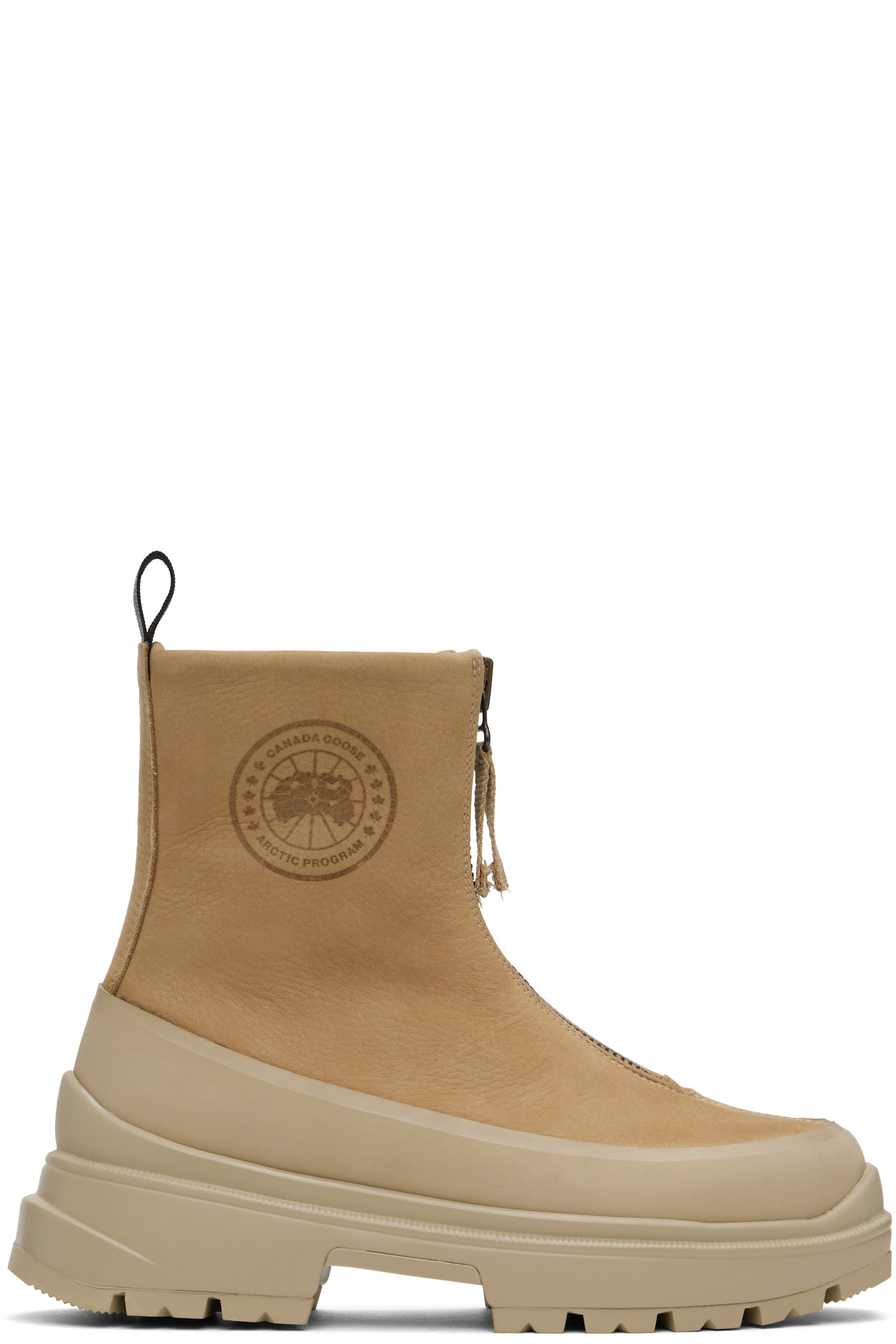 Canada Goose - Bottes Kya brun clair à glissière