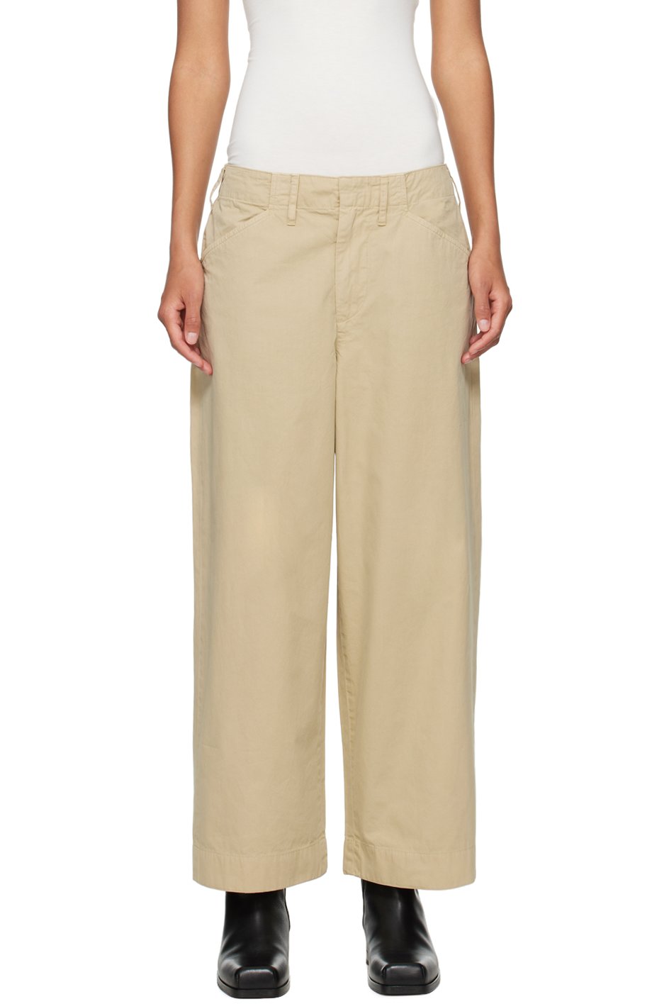 rag & bone - Beige Banks Trousers