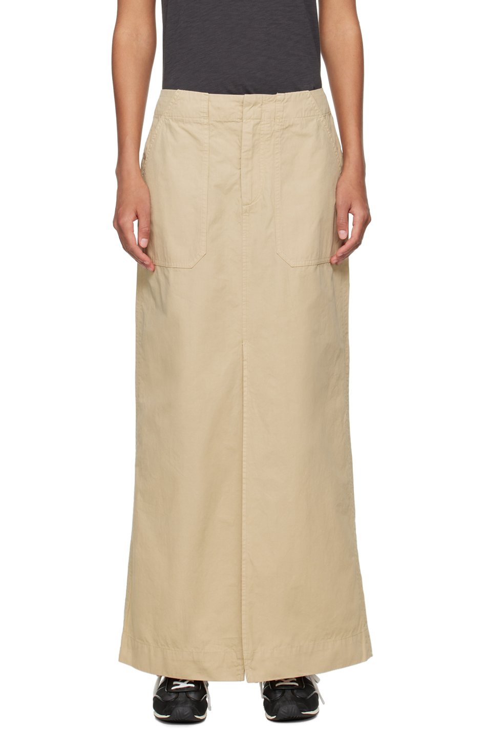 rag & bone - Beige Leyton Maxi Skirt