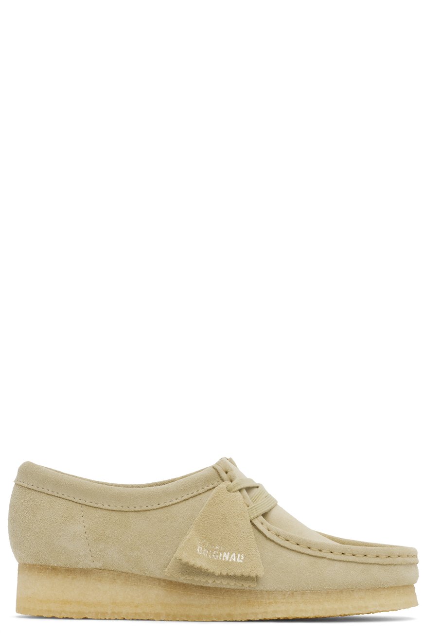 Clarks Originals - 베이지 왈라비 더비 슈즈