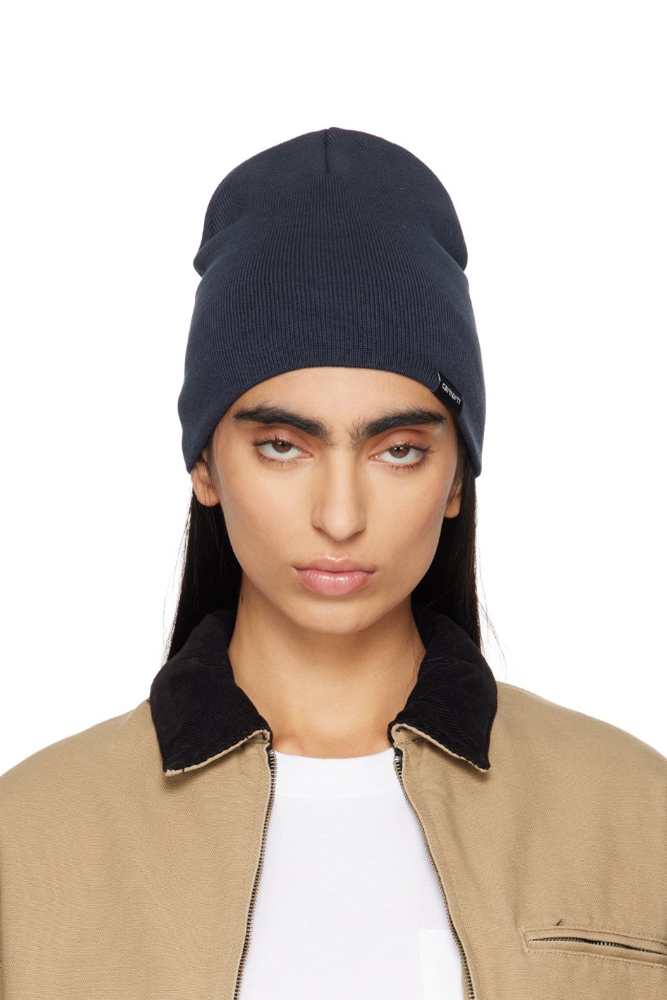Carhartt Work In Progress - Bonnet Scripter bleu marine