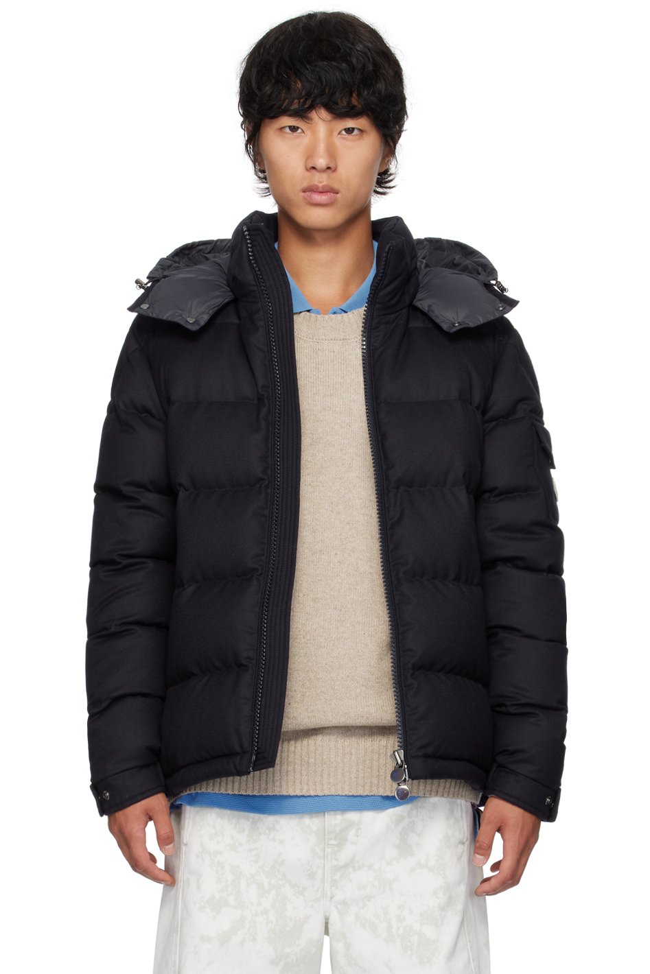 【限定値下げ】MONCLER★ENET★サイズ1★ネイビー ジャケット MONCLER♢メンズ MAYA ダウンジャケット ネイビー (MONCLER/ダウン