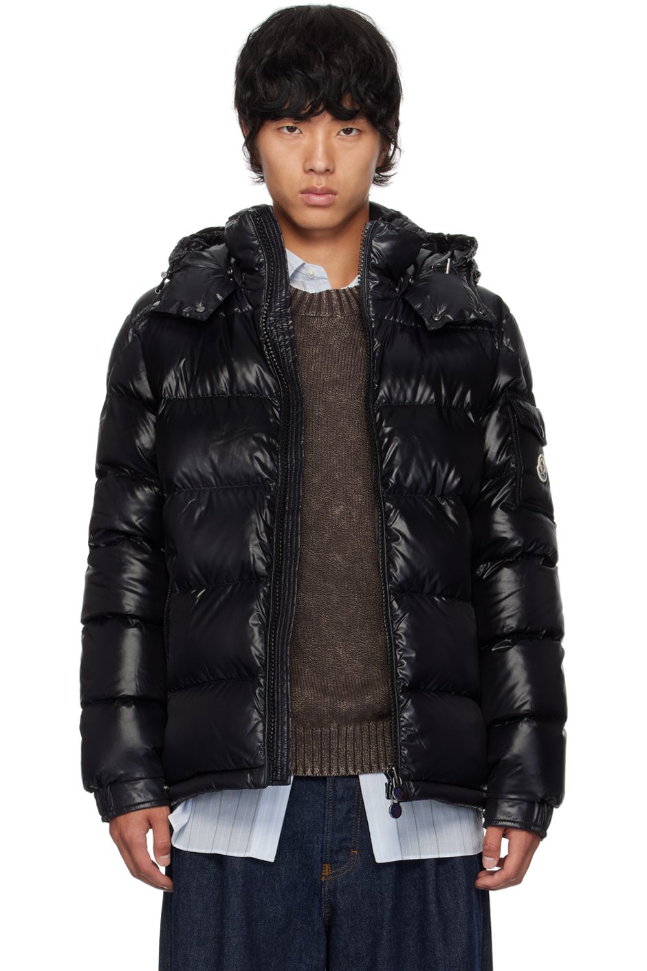Moncler - Black Moncler Maya Down Jacket
