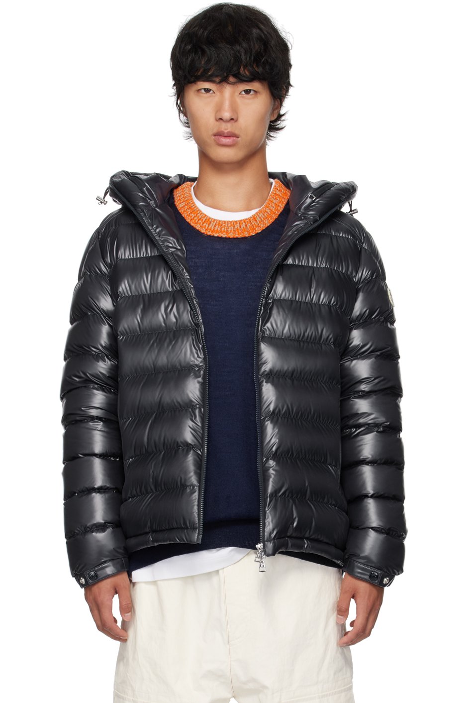 Moncler - Navy Besines Down Jacket