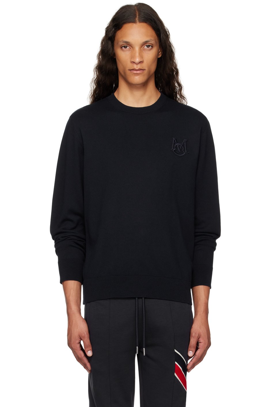 Moncler - Navy Appliqué Sweater