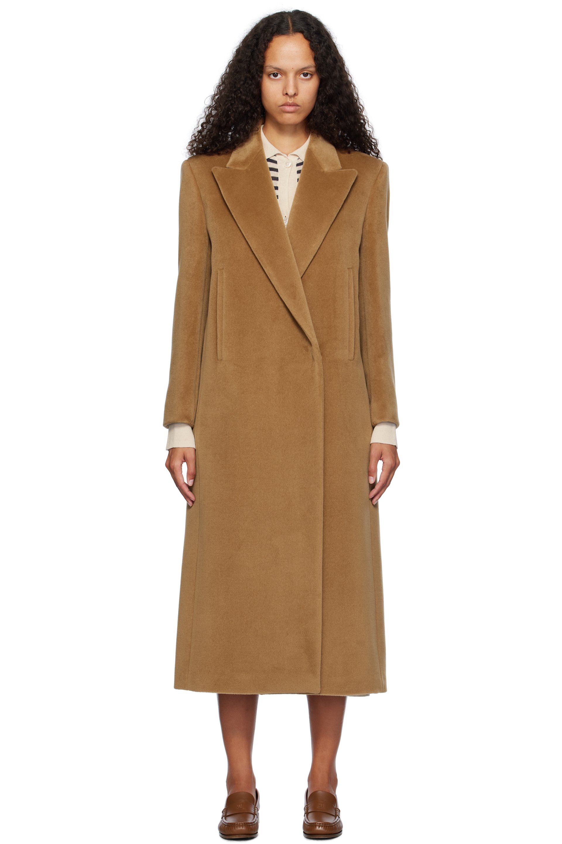 Max Mara - Manteau Estremo brun clair