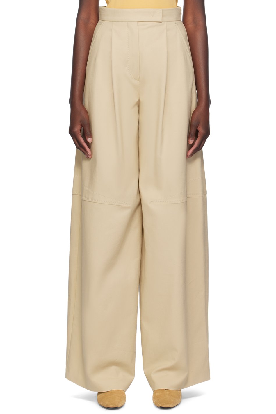 Max Mara - Pantalon Avoriaz blanc cassé