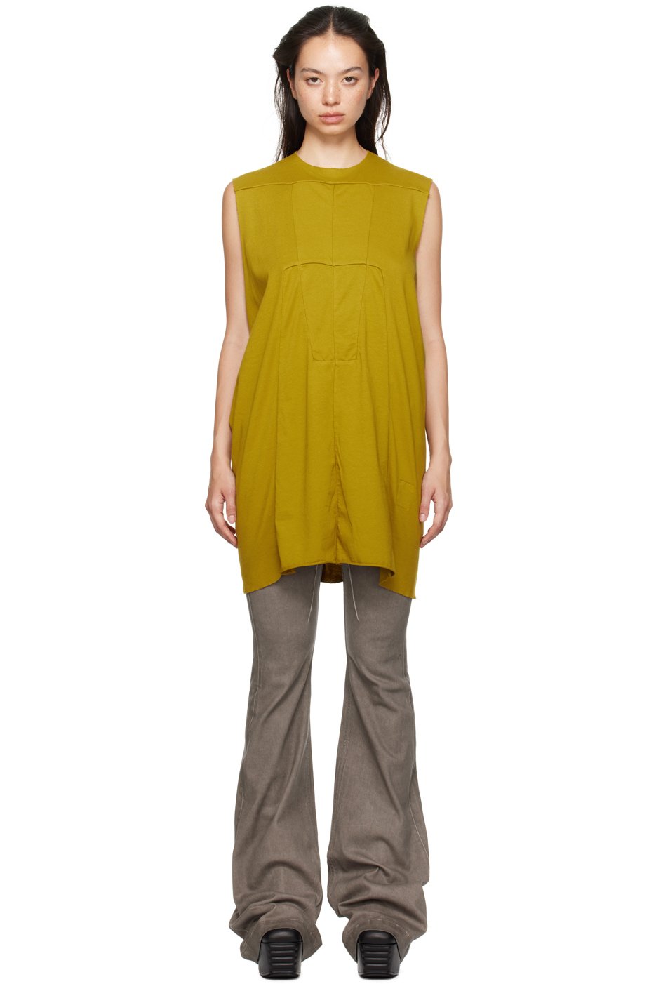 Rick Owens DRKSHDW - Débardeur sans manches jaune - Luxor