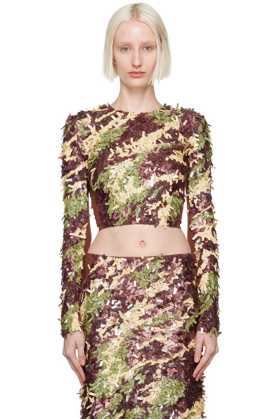 KNWLS - Haut Olivia multicolore