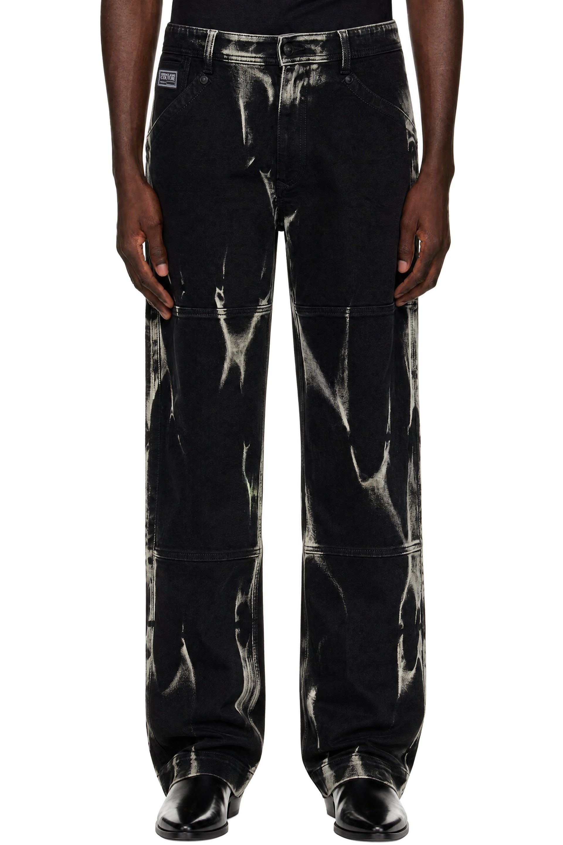 Versace Jeans Couture - Jean noir à cinq poches