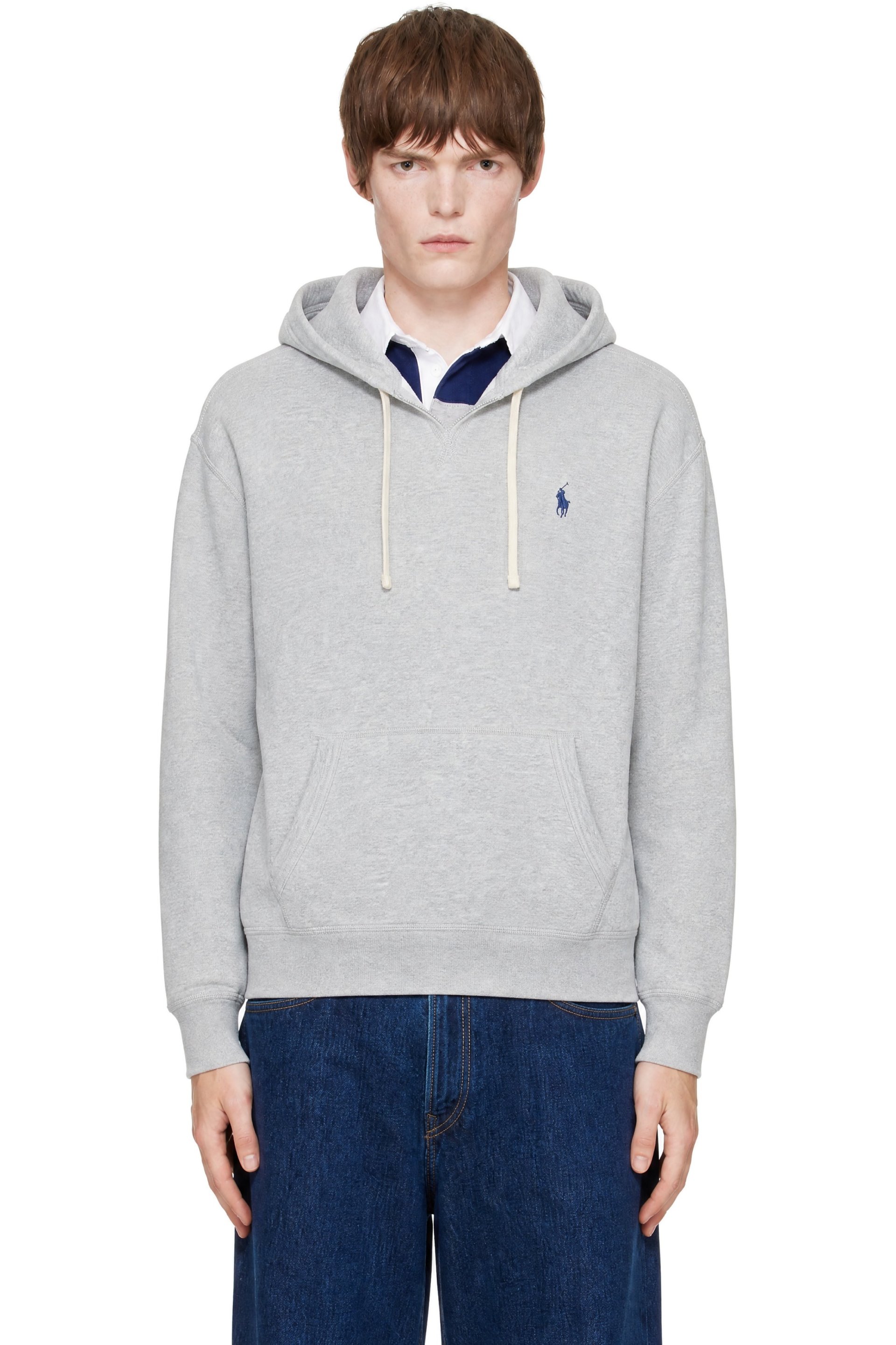 Polo Ralph Lauren - Gray 'The RL' Fleece Hoodie