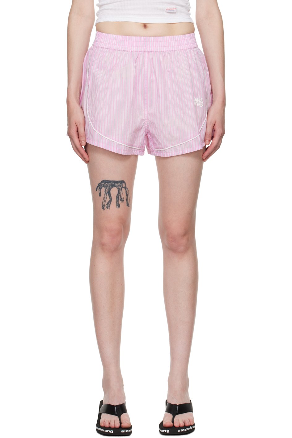 alexanderwang.t - 粉色运动短裤