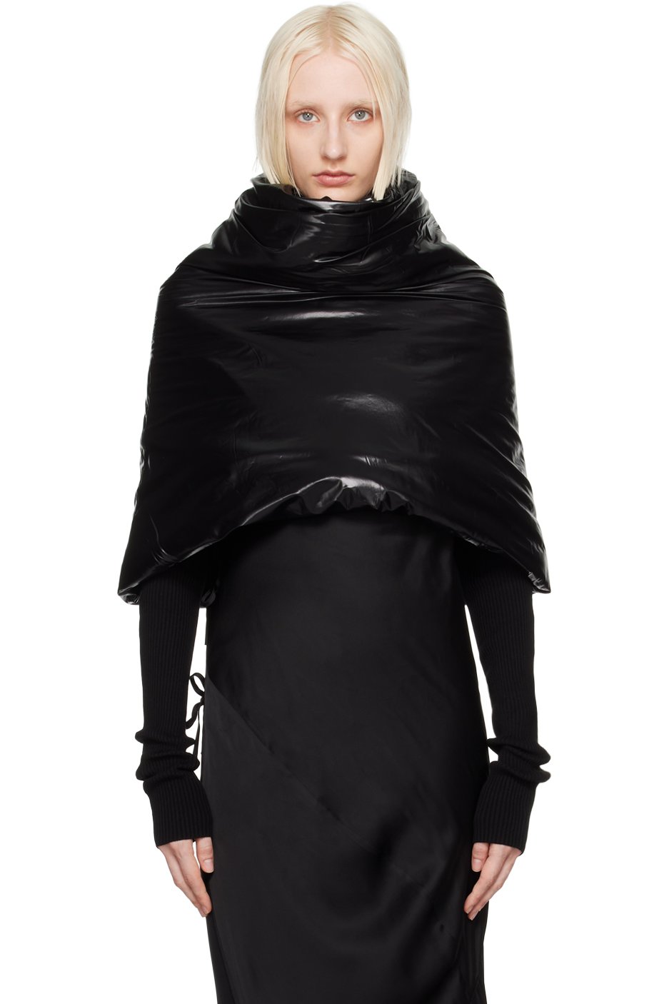 Rick Owens - Écharpe de style col noire - Porterville