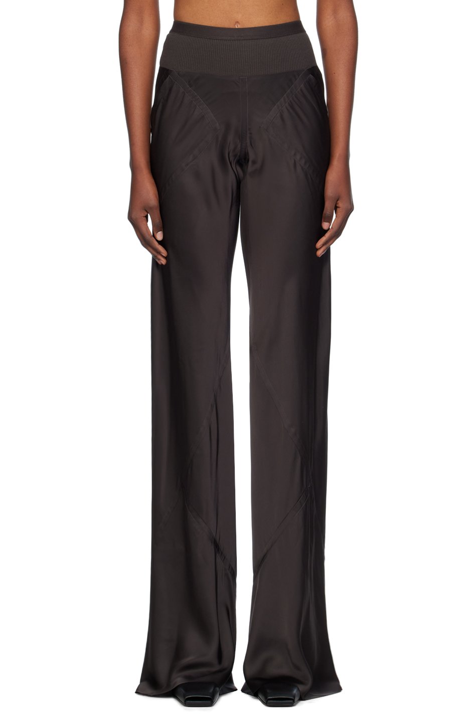 Rick Owens - Pantalon de détente gris à panneaux asymétriques - Porterville