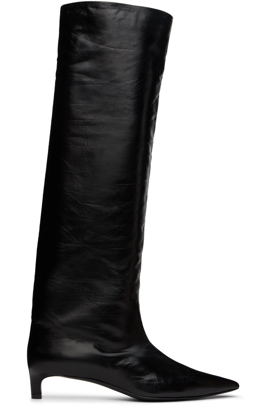 Jil Sander - Bottes hautes noires