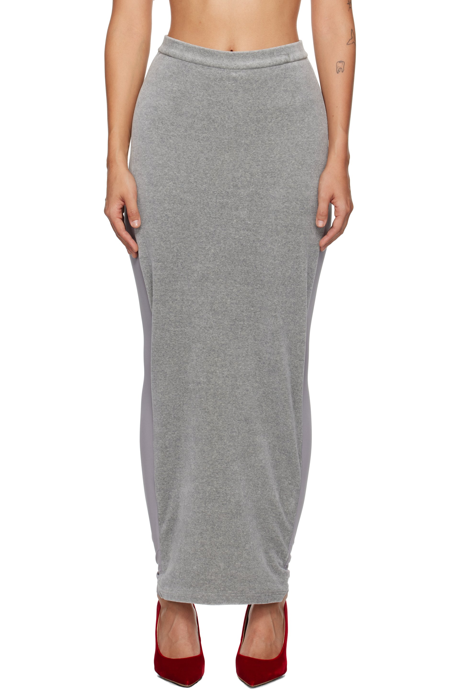 Pushbutton - Gray Hybrid Skort
