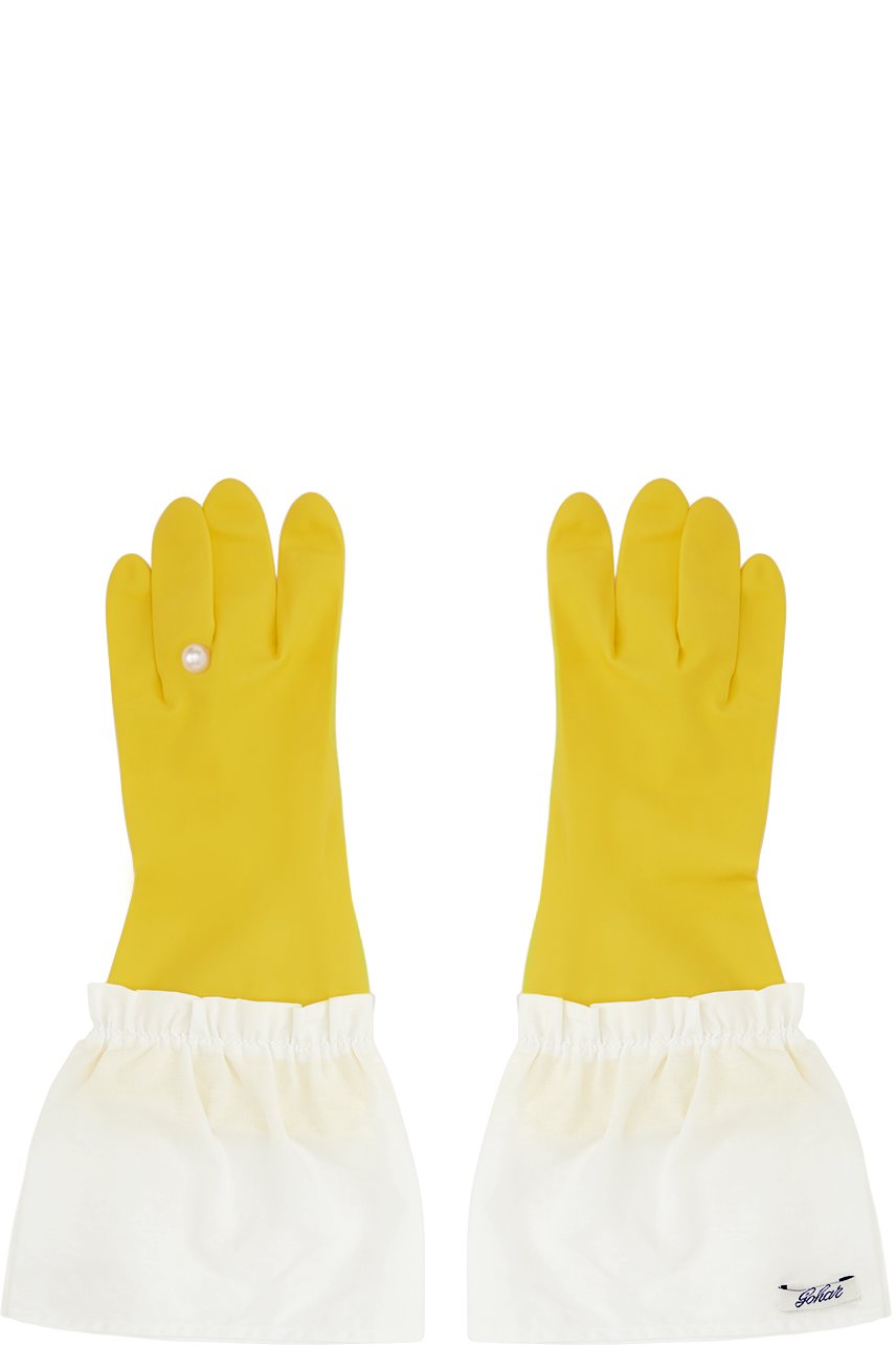 Gohar World - Gants à vaisselle Host jaunes - Table V
