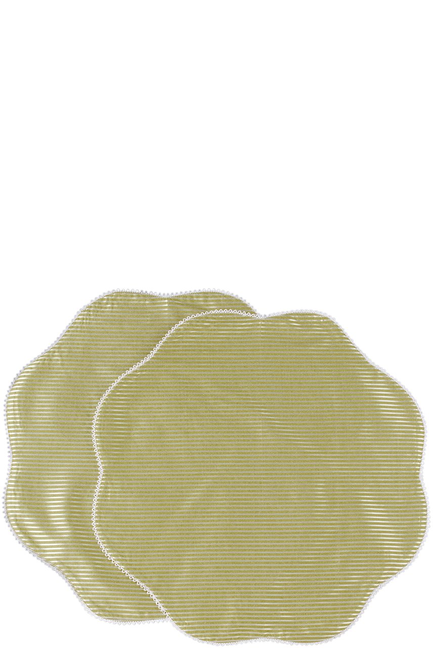 Gohar World - Green Opaline Placemat Set