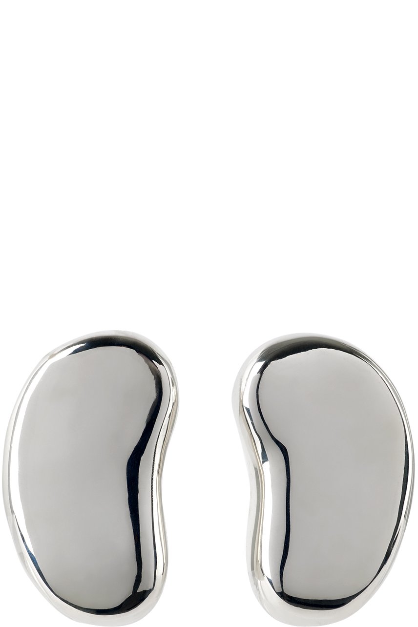 Gohar World - Silver Bean Cutlery Rest Set