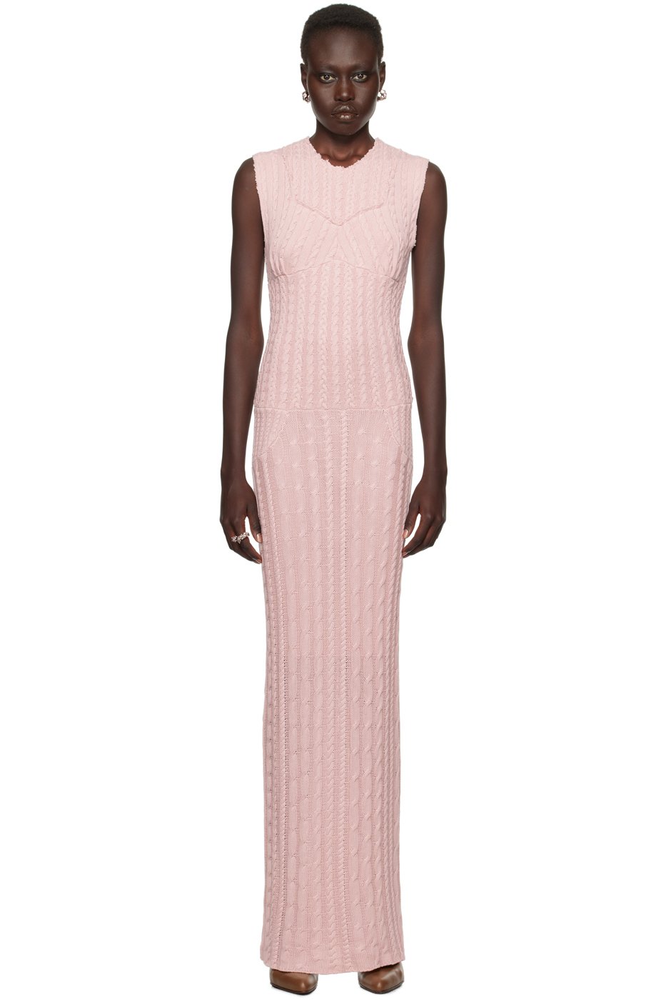 Julie Kegels - Robe longue Kenny rose exclusive à SSENSE