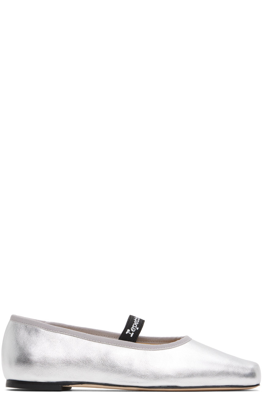 Repetto - Silver Lisbeth Ballerina Flats