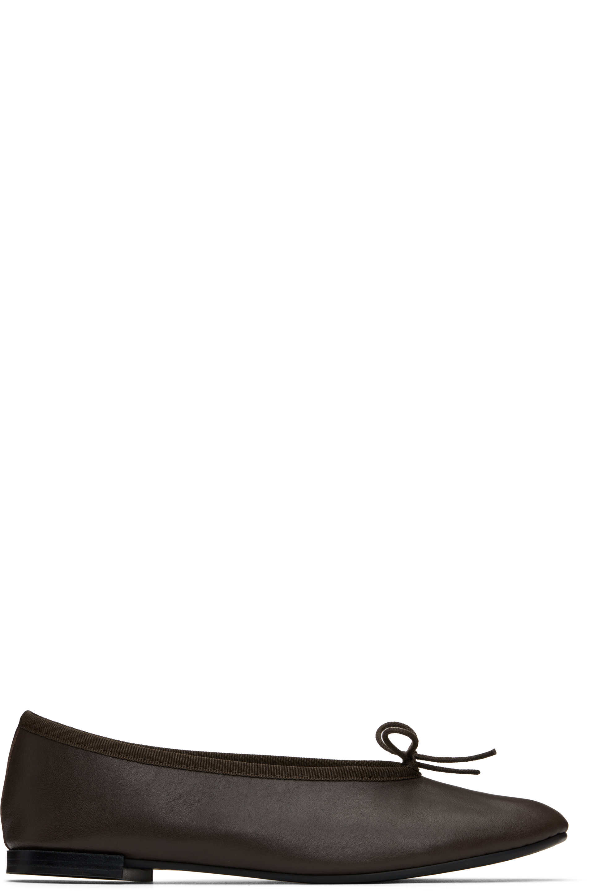 Repetto - Brown Lilouh Rubber Sole Ballerina Flats