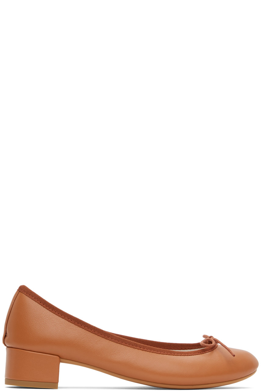 Repetto - Tan Camille Ballerina Heels