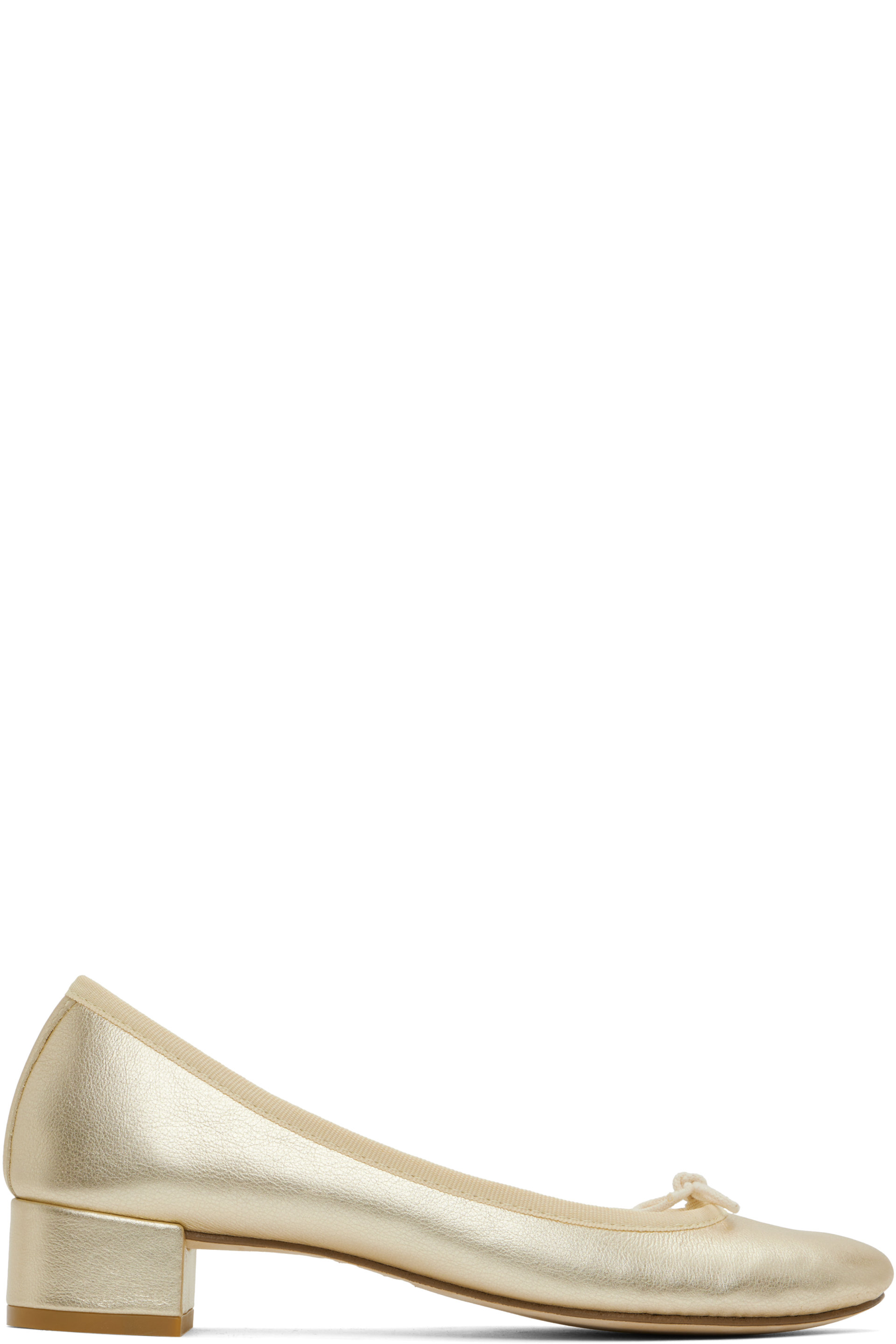 Repetto - Gold Camille Heels