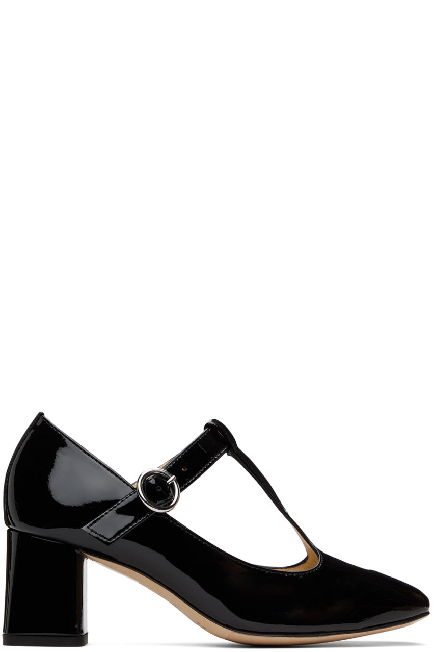 Repetto - SSENSE Exclusive Black Tara Heels