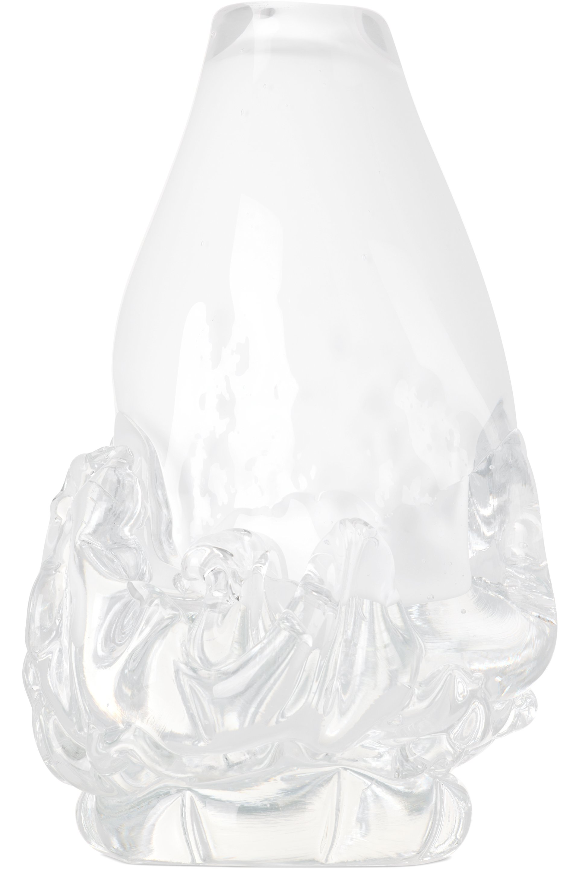 Szkło - White Opal Small Vase