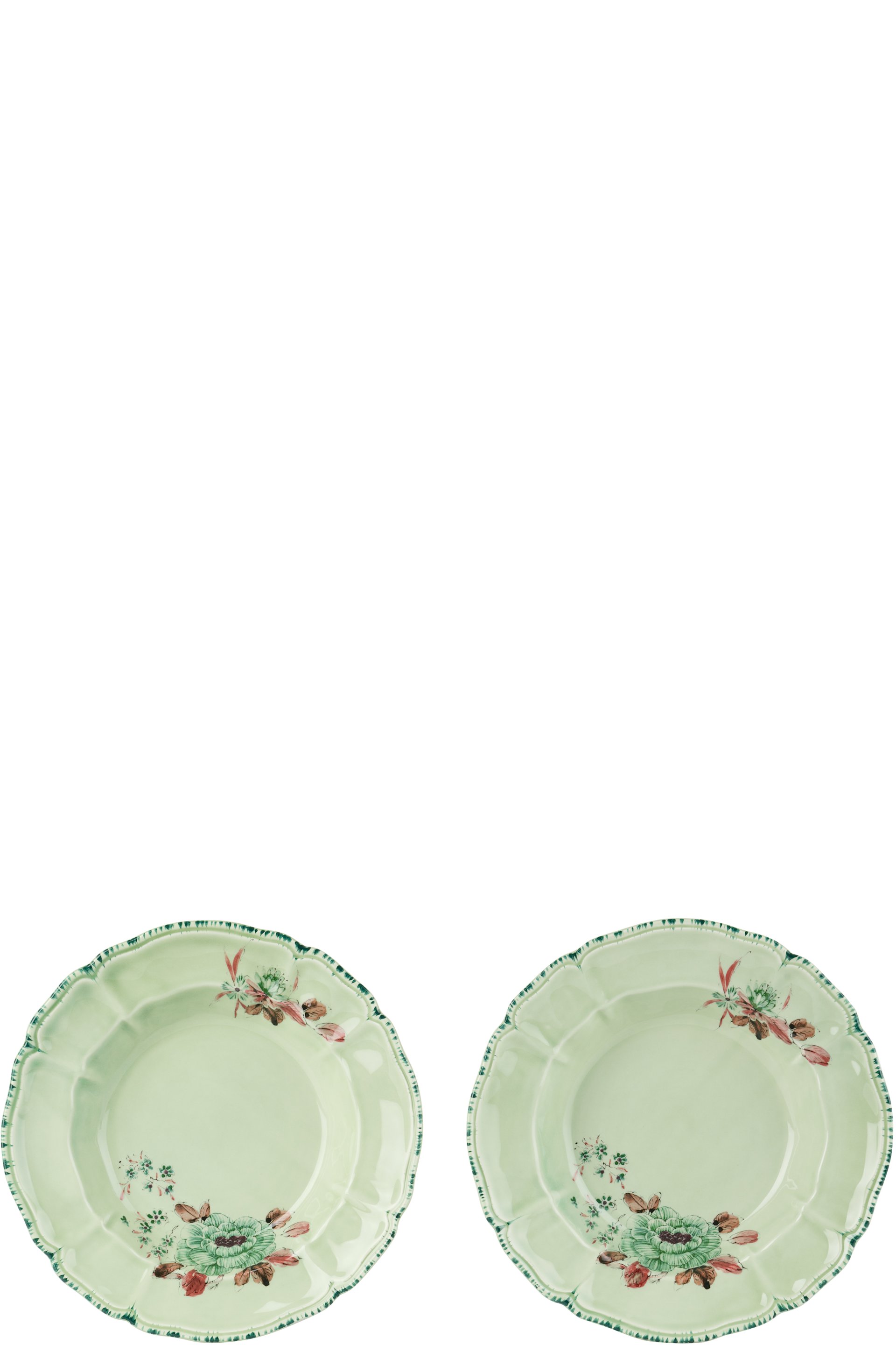 Laboratorio Paravicini - Green Lisa Corti Edition Camelia Celadon Pasta Plate Set
