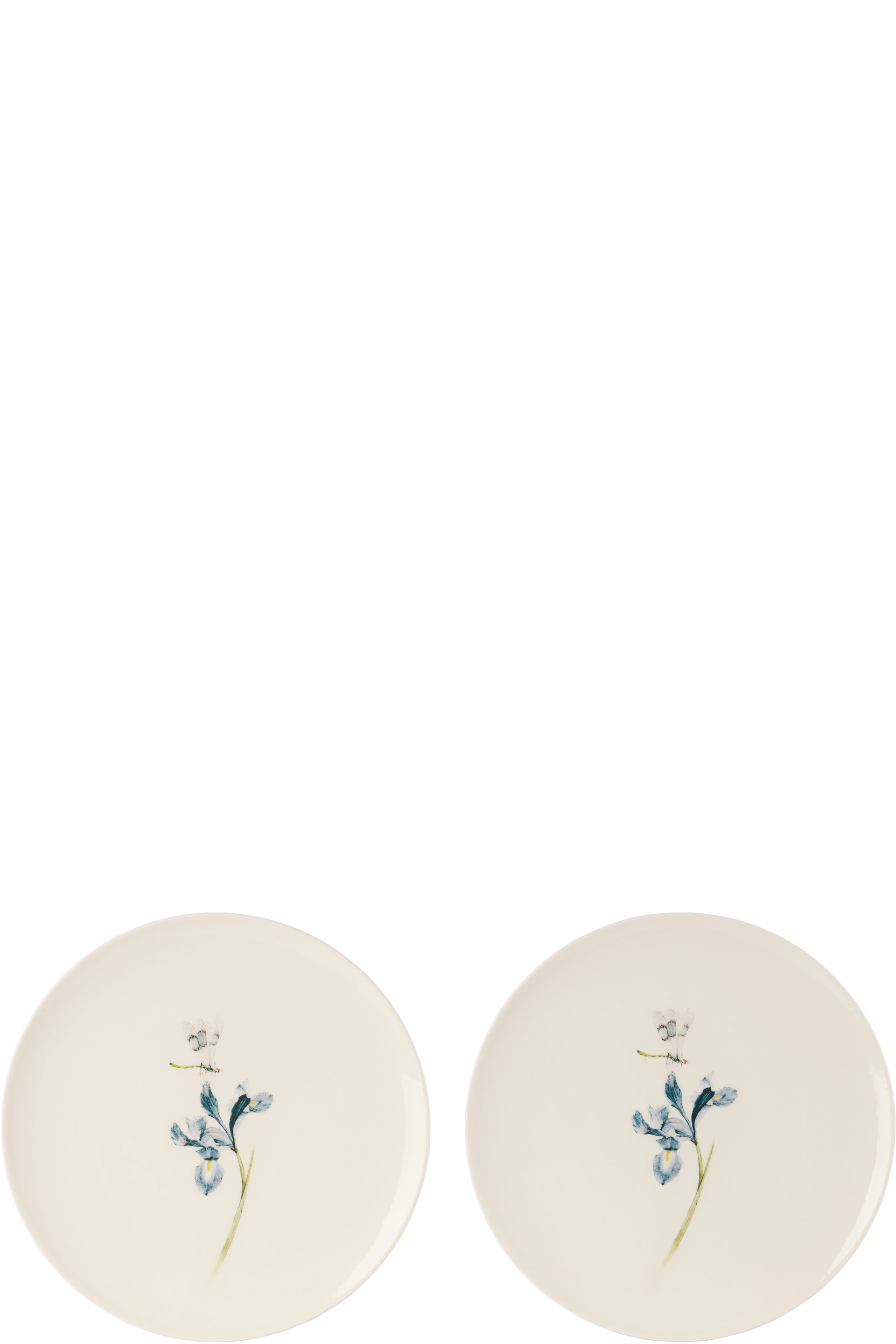 Laboratorio Paravicini - Off-White Bloom Iris Dessert Plate Set